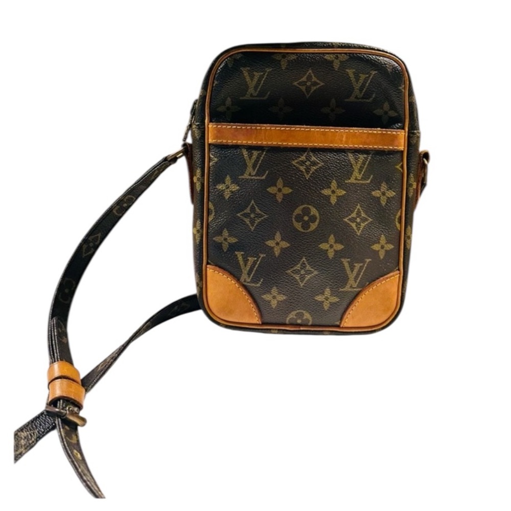 Louis Vuitton Monogram VINTAGE Crossbody “Danube” Bag - Brown